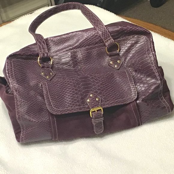 COPY - Purple Large Tote Shoulder Bag - Picture 5 of 5